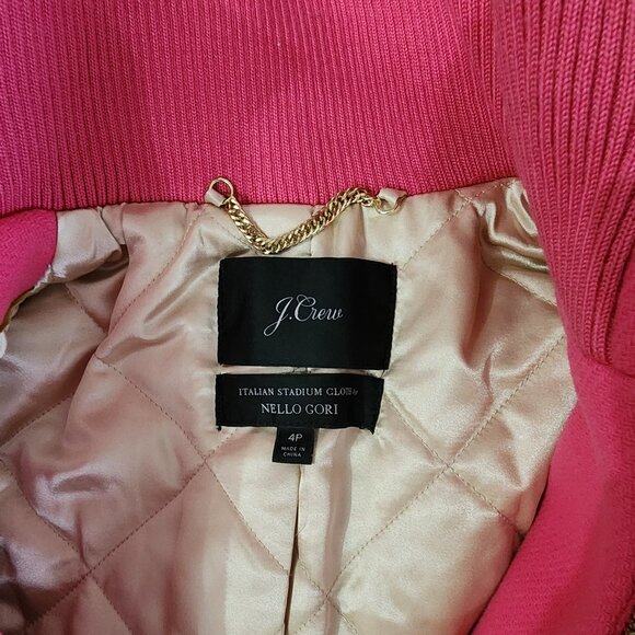 J. CREW Lodge Coat in Italian Stadium-cloth Wool Size 4 Petite - Picture 7 of 7